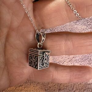 Silver (925) “Wish” Box Pendant Necklace
Write your wish/hope/prayer and put in